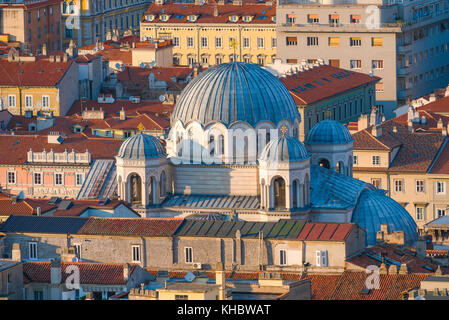 Chiesa di Trieste, il serbo-ortodossa di San Spiridione nella zona del canale di Trieste in Friuli Venezia Giulia, Italia Foto Stock