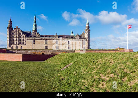 Slot Kronborg (Castello) a Elsinore Danimarca Europa Foto Stock