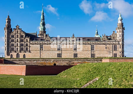 Slot Kronborg (Castello) a Elsinore Danimarca Europa Foto Stock