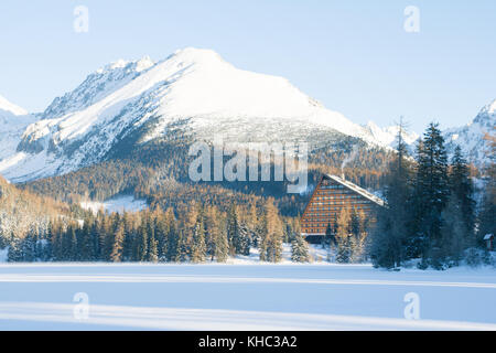 Inverno in montagna Foto Stock