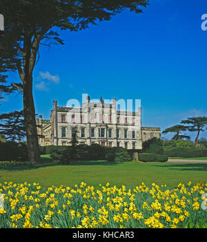 : Elvaston Castle in primavera, nei pressi di Derby, Derbyshire, Inghilterra Foto Stock