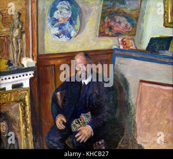 Ritratto di Ambroise Vollard a Chat 1924 Pierre Bonnard 1867 - 1947 francese, Francia. Foto Stock