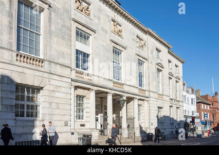 Lewes Crown Court, High Street, Lewes, East Sussex, England, Regno Unito Foto Stock