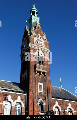 Marzo, CAMBRIDGESHIRE/UK - novembre 23 : vista esterna del Municipio nel mese di marzo a novembre 23, 2012 Foto Stock