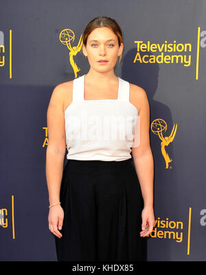 NORTH HOLLYWOOD, CA - GIUGNO 29: Rachel Keller frequenta la Television Academy host Words + Music al Wolf Theatre il 29 Giugno 2017 a North Hollywood, California. Persone: Rachel Keller riferimento trasmissione: MNC76 Foto Stock