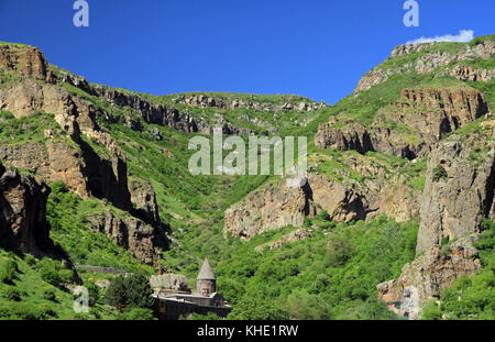 Monastero di Geghard, Monastero di Spears, provincia di Kotayk, Armenia Foto Stock