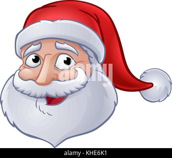 Natale Babbo Natale Cartoon Illustrazione Vettoriale