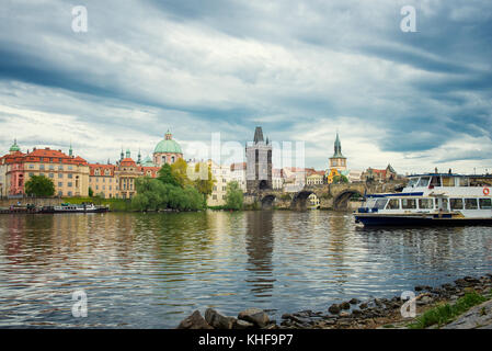 Charles Bridge in Foto Stock