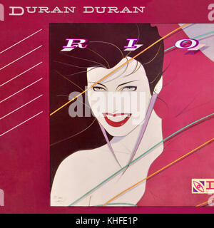 Duran Duran - copertina originale in vinile - Rio - 1982 Foto Stock