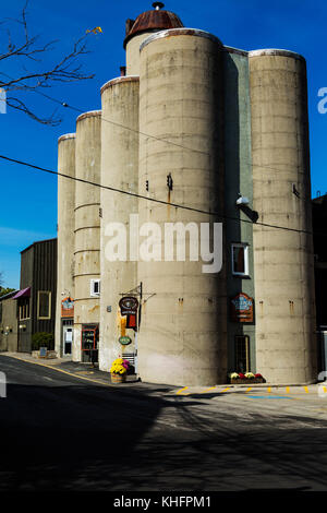 St. Jacobs Ontario Canada, i negozi di Silos Foto Stock