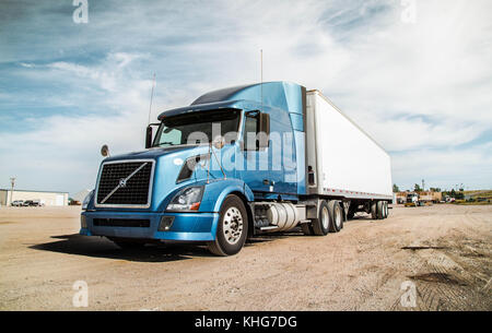 Carrello Dry Van Foto Stock