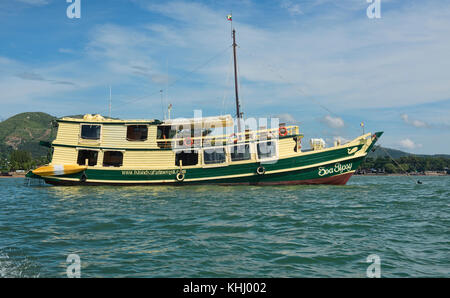 Mv zingari del mare, una indesiderata birmano, crociera nell'arcipelago Mergui, myanmar Foto Stock