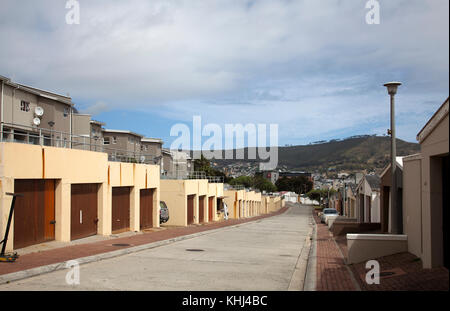 Zonnebloem case nel vecchio quartiere sei quartiere - Cape Town - Sud Africa Foto Stock