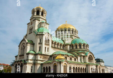 Sofia, Bulgaria - 06 ottobre , 2017: cattedrale ortodossa di Alexander Nevsky, costruito in 1912 anno Foto Stock