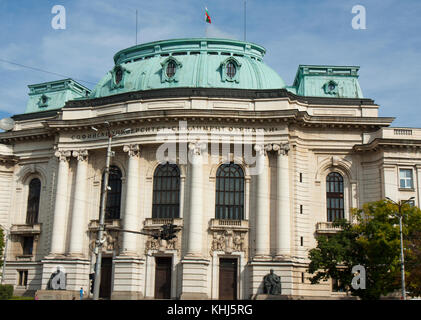 Sofia, Bulgaria - ottobre 06, 2017: Università di Sofia San Kliment Ohridski, è stato costruito in 1934 anno Foto Stock