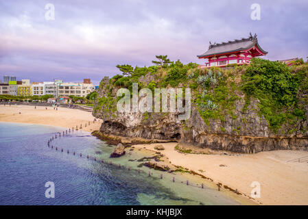 Paesaggio del santuario naminoue in Okinawa Foto Stock