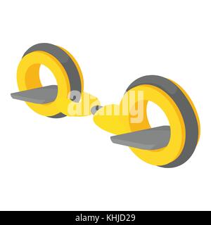 Piccola icona del segway, stile cartoon Illustrazione Vettoriale
