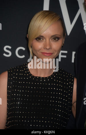 New york, ny - 20 aprile: christina ricci assiste il 2017 iwc schaffhausen " per amore del cinema' cena di gala a molla studios on April 20, 2017 in new york city people: christina ricci trasmissione ref: mnc1 Foto Stock