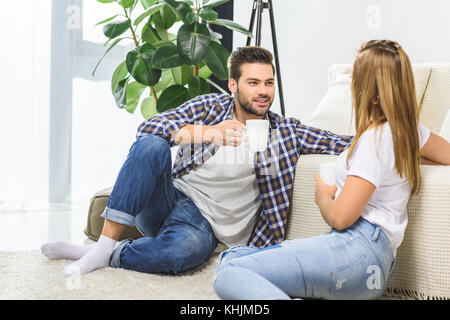Paio di caffè Foto Stock