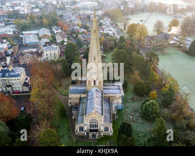 Tutti i santi della chiesa parrocchiale, leighton buzzard, Regno Unito Foto Stock