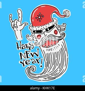 Santa Claus vector cartoon Illustrazione Vettoriale