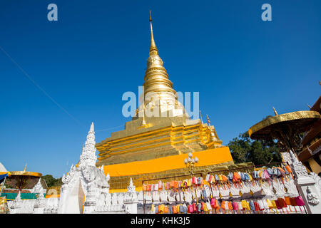 Phra that chae haeng (tempio nel nord della Thailandia) Foto Stock