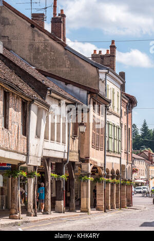 Grande-Rue Louhans Saône-et-Loire Bourgogne-Franche-Comte Francia Foto Stock