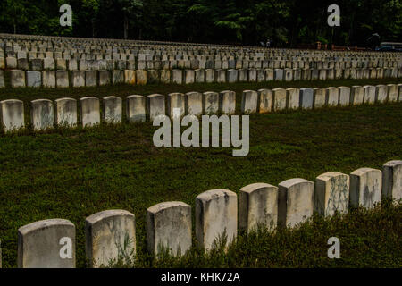 I prigionieri di guerra camp andersonville ga Foto Stock