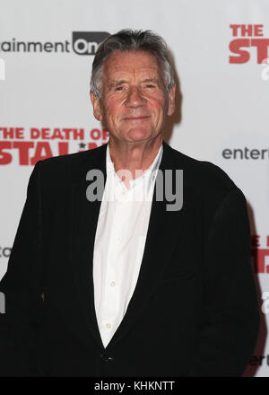 La prima mondiale di "The Death of Stalin" tenutasi al Bluebird Chelsea - arrivi con: Michael Palin dove: Londra, Regno Unito quando: 17 ottobre 2017 Credit: Mario Mitsis/WENN.com Foto Stock