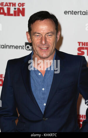 La prima mondiale di "The Death of Stalin" tenutasi al Bluebird Chelsea - arrivi con: Jason Isaacs dove: Londra, Regno Unito quando: 17 ottobre 2017 Credit: Mario Mitsis/WENN.com Foto Stock