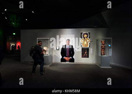 Tatuaggio mostra presso il Museo di Storia Naturale di Los Angeles, Ca Foto Stock