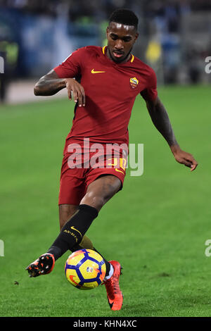 Roma, Italia. Xix nov, 2017. Roma 18-11-2017 stadio olimpico di lega di serie a roma lazio nella foto gerson foto fotografo01 credit: indipendente Agenzia fotografica/alamy live news Foto Stock