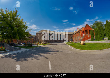 Yerevan, Armenia - 05 agosto 2017: noy (ararat) brandy Fabbrica e Museo visita con degustazione congac Foto Stock