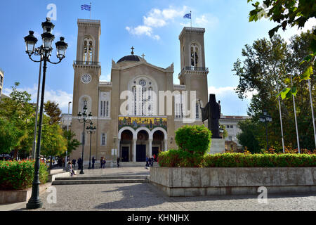 Cattedrale metropolitana dell'Annunciazione, Atene, Grecia Foto Stock