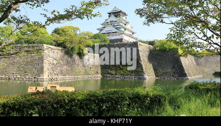 Le imbarcazioni turistiche osaka Foto Stock