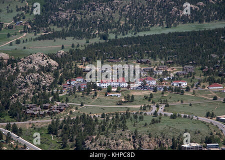 Stanley Hotel, Estes Park, CO Foto Stock