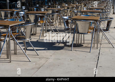 Bar esplanade, Porto Portogallo Foto Stock
