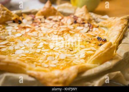 Queen Mary S tart, tradizionale torta britannico di close-up in cucina Foto Stock