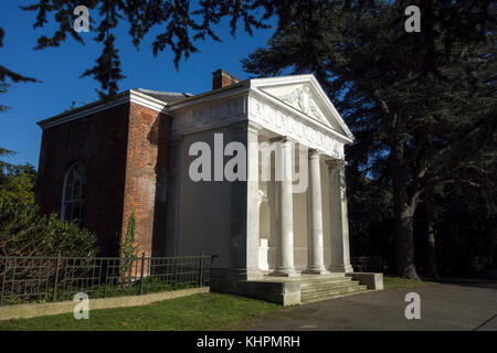 Gunnersbury Park tempio dorico, Gunnersbury Park, Ealing, Regno Unito Foto Stock