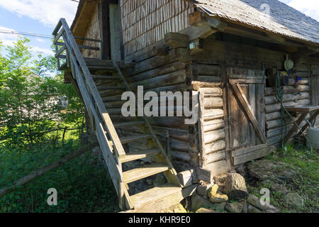 Questa scena è nei Carpazi in Maramures Contea in Romania Foto Stock