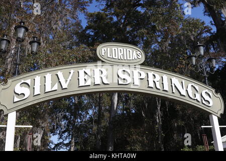 Silver Springs, in Florida Foto Stock