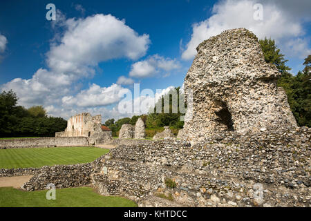 Regno Unito, Inghilterra, Norfolk, Thetford, King Street, Rovine del priorato cluniacense di nostra Signora di Thetford Foto Stock