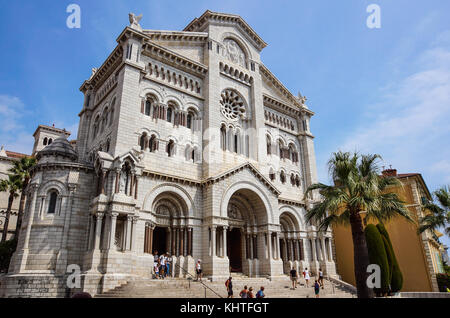 Monaco Francia 16 agosto 2017: cattedrale di San nicola a Monte Carlo, Monaco. Foto Stock