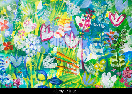 Dettaglio della pittura come sfondo. Foto Stock