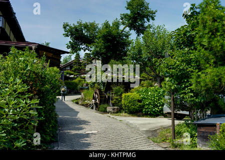 Tsumago Magone Trail Giappone Foto Stock