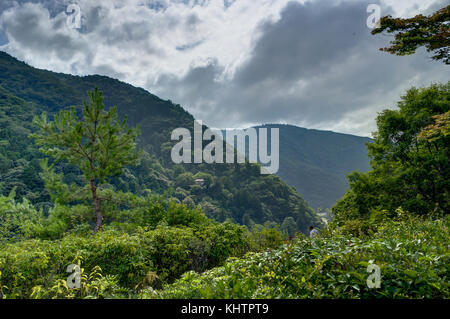 Okochi Sanso botanico Giardino Giapponese Foto Stock
