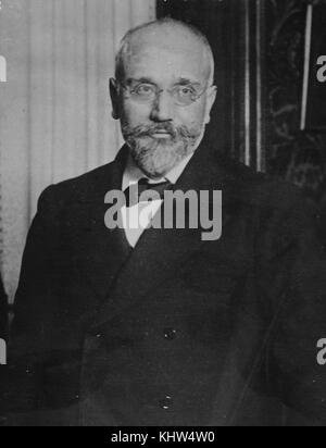 Ritratto fotografico di Eleftherios Venizelos (1864-1936) un eminente leader greco del Greco Movimento di Liberazione Nazionale e il Primo ministro della Grecia. In data xx secolo Foto Stock