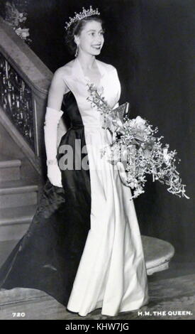 Fotografia della Regina Elisabetta II (1926-) regina del Regno Unito e del Commonwealth. In data xx secolo Foto Stock