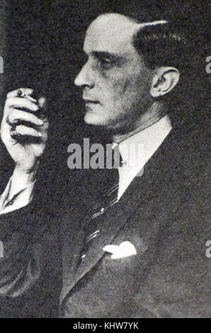 Ritratto fotografico di Felix Yusupov (1887-1967) un aristocratico Russo, il principe e il conteggio dalla famiglia Yusupov. In data xx secolo Foto Stock