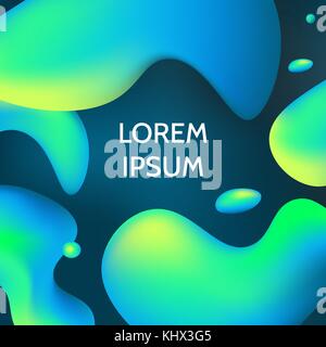 Abstract forme di fluido Illustrazione Vettoriale